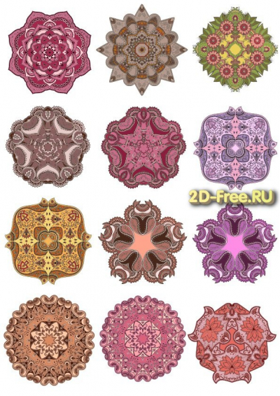 Векторы набор Free Vectors for Laser Cutting 082
