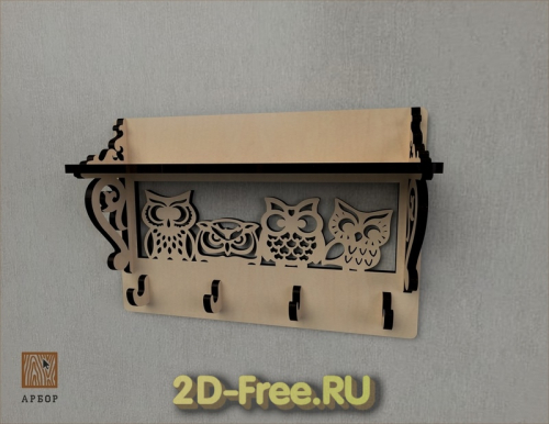 Ключница макет для лазерной резки 02