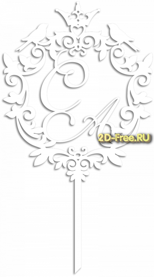 Топпер модель для лазерной резки 24