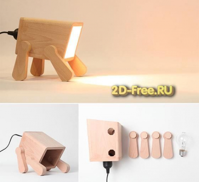 Светильник на ножках