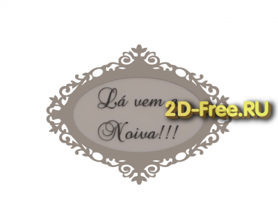 Винтажная рамка 2D модель 7