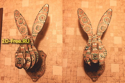 Голова кролик