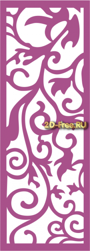Панель Laser Cut Free Vector 136