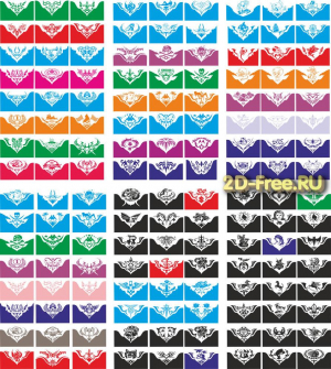 Векторы набор Free Vectors for Laser Cutting 009