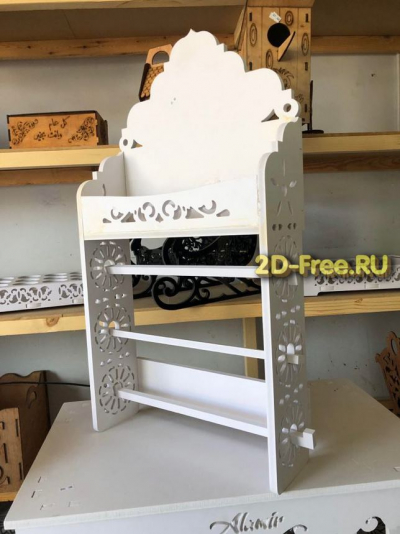 Макет полки файл dxf