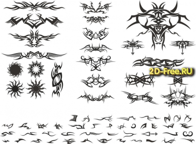 Векторы набор Free Vectors for Laser Cutting 121