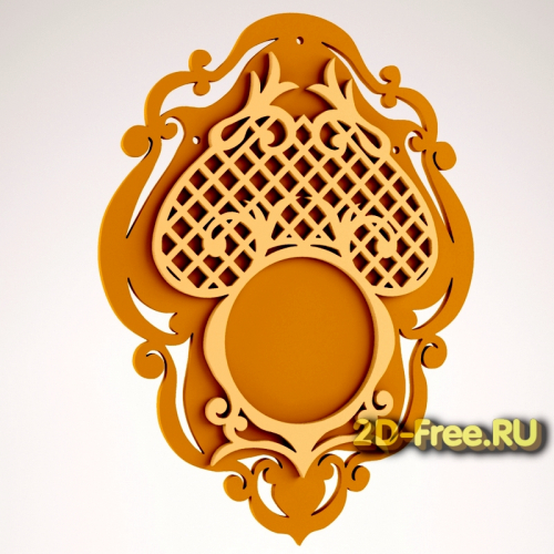 Подставка макет для лазерной резки 02