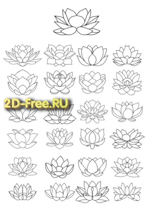 Векторы набор Free Vectors for Laser Cutting 286