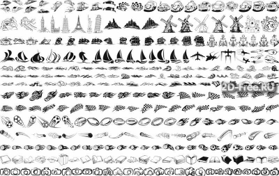 Векторы набор Free Vectors for Laser Cutting 017