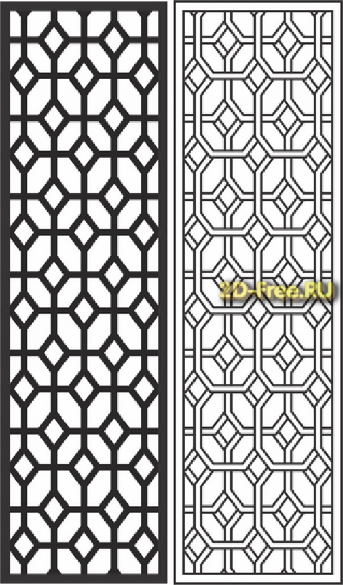 Панель Laser Cut Free Vector 41