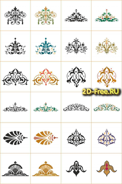 Векторы набор Free Vectors for Laser Cutting 178