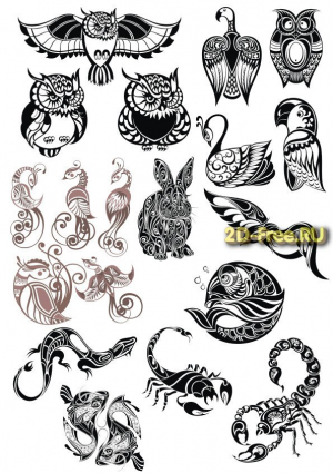 Векторы набор Free Vectors for Laser Cutting 059