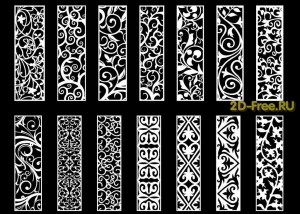 Векторы набор Free Vectors for Laser Cutting 058