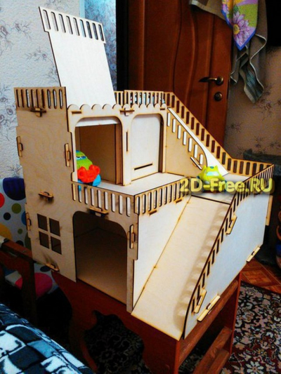 Парковка для машинок макет