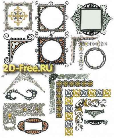 Векторы набор Free Vectors for Laser Cutting 292