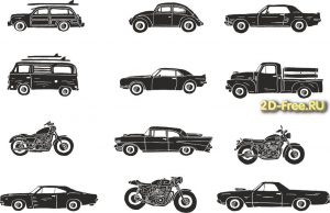 Векторы набор Free Vectors for Laser Cutting 011