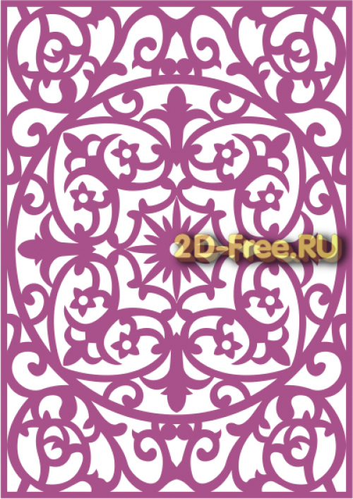 Панель Laser Cut Free Vector 126