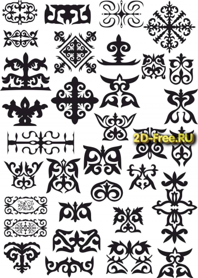 Векторы набор Free Vectors for Laser Cutting 170