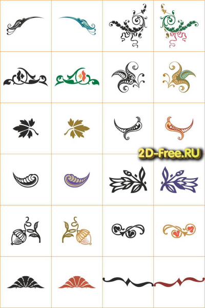 Векторы набор Free Vectors for Laser Cutting 179