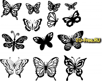 Векторы набор Free Vectors for Laser Cutting 159