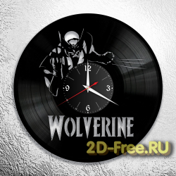 Часы на пластинке Wolverine