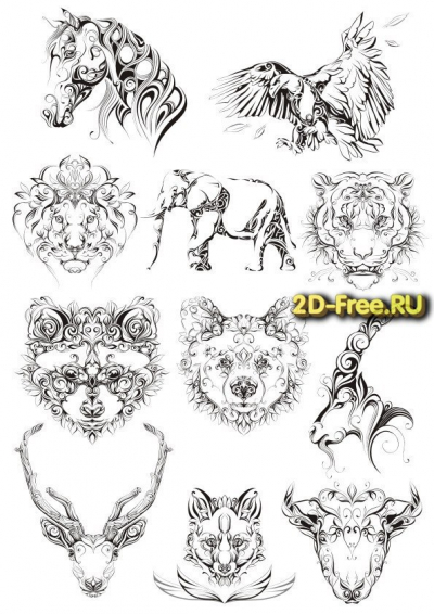 Векторы набор Free Vectors for Laser Cutting 161