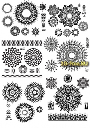 Векторы набор Free Vectors for Laser Cutting 211
