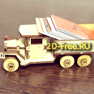 Поуторка 2D макет для лазерной резки