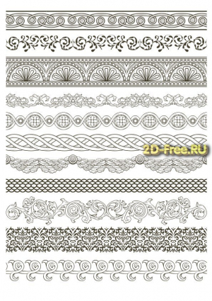 Векторы набор Free Vectors for Laser Cutting 035