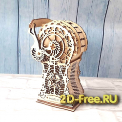 Копилка 2D макет для лазерной резки